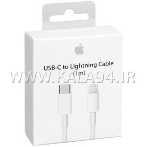 کابل 1 متر شارژر و دیتا IPHONE USB-C TO LIGHTNING