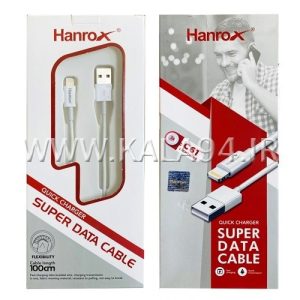 کابل 1 متر شارژر و دیتا HANROX C61 آیفون
