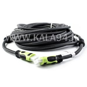 کابل HDMI طول 1.5 متر – X-VOX – سر طلایی – جنس کنفی