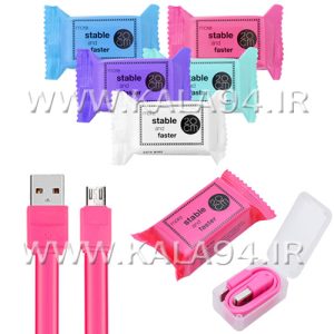 کابل 20 سانتی شارژر و دیتا CH-CABLE میکرو