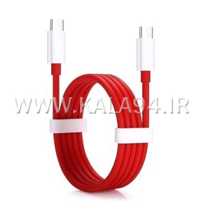 کابل 1 متر شارژر و دیتا RED-TT دو سر تایپ سی / فست 6A