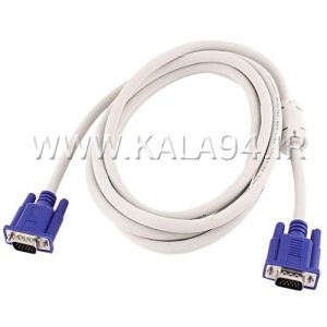 کابل 1.5 متر VGA مارک XP سفید / هاشوردار