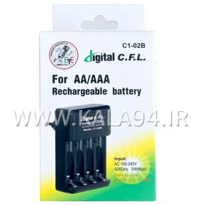 شارژر باطری Digital C.F.L C1-02B / با 4 ورودی
