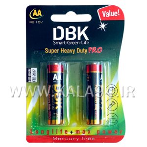 باطری DBK قلم / پک 2 تایی کارتی