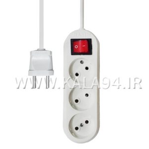 رابط برق 3 خانه طول کابل 2 متر | CLTM