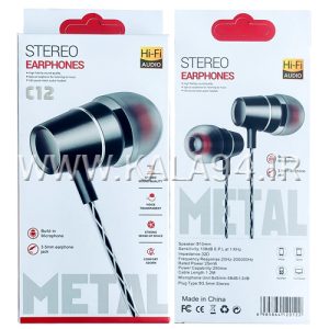 ایرفون S-EAR C12 / یدکی و گیره و درپوش
