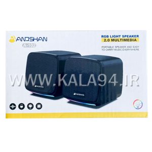 اسپیکر دو تکه ANOSHAN A-102 دارای RGB / لپ تاپی