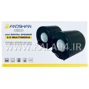 اسپیکر دو تکه ANOSHAN A-103 / لپ تاپی