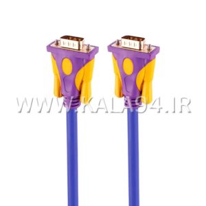 کابل 1.5 متر VGA / نوع 9+3 / مارک MiniSky / سرطلایی