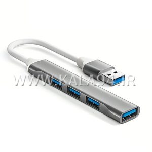 هاب 4 پورت USB 3.0 | فلزی | پشتیبانی 5GB | مارک X-NOVA X1040