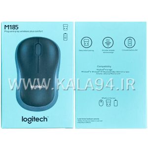 موس بی سیم LOGITECH M185 / با 3 کلید