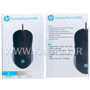 موس سیمی HP M280 گیمینگ / 6 کلید با DPI / با RGB