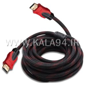 کابل HDMI طول 10 متر – Gold Oscar – سر طلایی – جنس کنفی