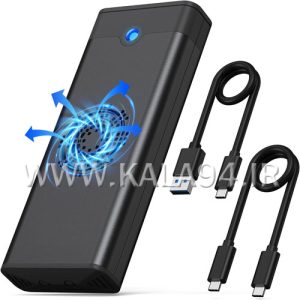 باکس هارد SSD فن دار | درگاه تایپ سی به USB 3.1