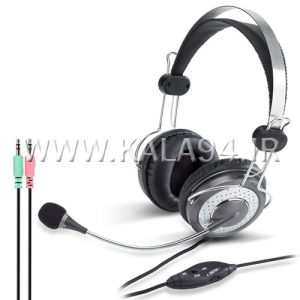 هدفون سیمی GENIUS HS-04SU | میکروفن خلبانی