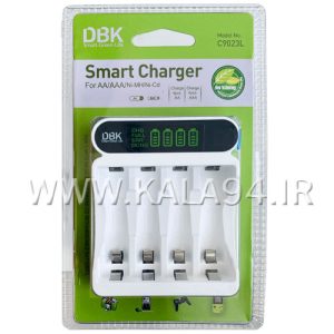 شارژر باطری DBK C9023L نمایشگر LED | قلم و نیم قلم | 4 تایی