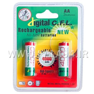 باطری قابل شارژ DIGITAL CFL قلم 4000MAH