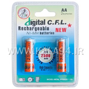 باطری قابل شارژ DIGITAL CFL قلم 2500MAH