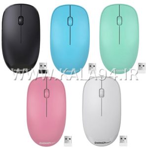 موس بی سیم DATALIFE M-S070 با 3 کلید و DPI‌ قابل تنظیم 800 و 1600 و 3200