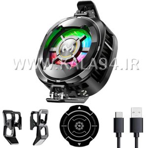 فن خنک کننده تبلت و موبایل CX06 دارای RGB | مگنت | گیره