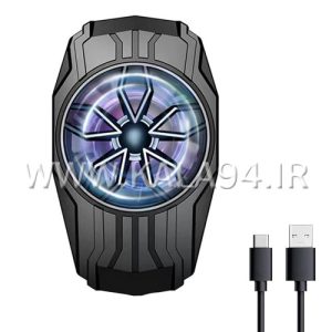 فن خنک کننده موبایل DY69 دارای LED | گیره