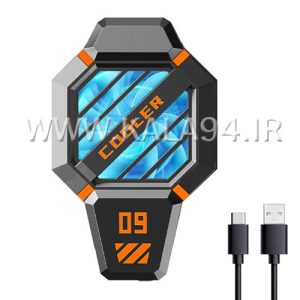 فن خنک کننده موبایل DY09 دارای LED | گیره