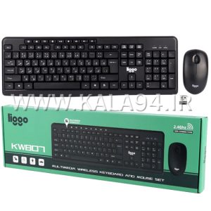 کیبورد و موس بی سیم LIGGO KW807