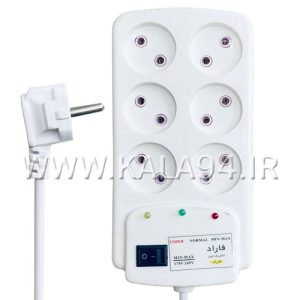 محافظ برق 6 خانه با طول کابل 1.5 متر | FARAD