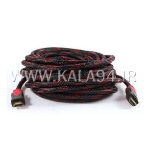 کابل HDMI طول 10 متر – SUNWEST – سر طلایی – جنس کنفی