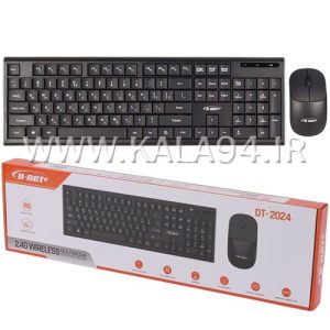 کیبورد و موس بی سیم D-NET DT-2024