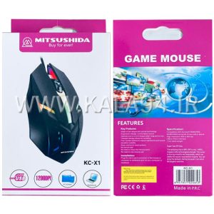 موس سیمی MITSUSHIDA KC-X1 | گیم | RGB