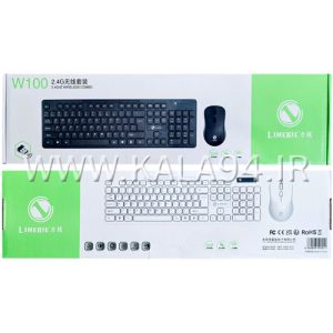 کیبورد و موس بی سیم LIMEIDE W100