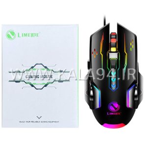 موس سیمی LIMEIDE V7 گیمینگ | دارای 6 کلید | RGB