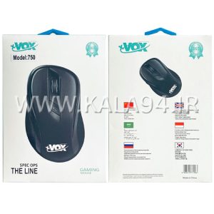 موس بی سیم X-VOX 750 | با 6 کلید با DPI | گیمینگ