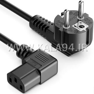 کابل 1.5 متر برق VELLYGOOD | نوع 90 درجه L-PIN | کیس و مانیتور