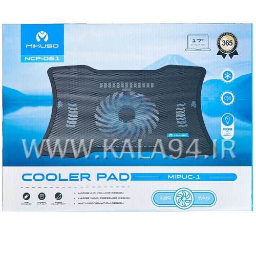 فن خنک کننده MIKUSO NCP-061 | تک فن | پورت دبل USB هاب