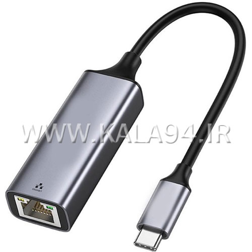 مبدل TYPE-C M به LAN F | مدل F