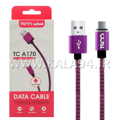 کابل 1 متر شارژر و دیتا TSCO TC A 170 | میکرو