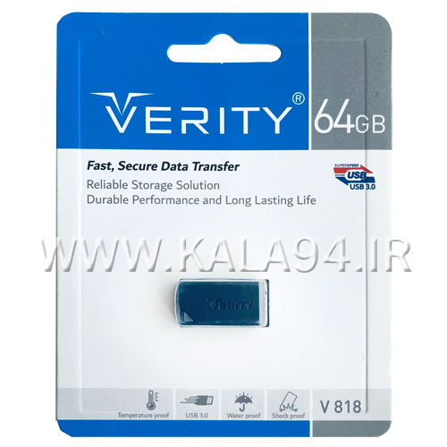 فلش VERITY USB3 V818 64G